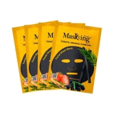 Masking Diva Tomato, Ginseng and Charcoal Face Sheet Mask 100 ml Pack of 4