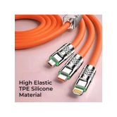 Tecsox Orange 5 A Multi Pin Cable 1 Meter - Orange