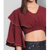 ALL WAYS YOU - Red Polyester Womens Crop Top ( Pack of 1 ) - 2XL