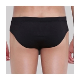 BASIICS By La Intimo - Black BCSSS03 Polyester Mens Briefs ( Pack of 1 ) - None