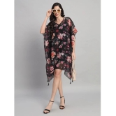 Curvydrobe Georgette Black Beach Dresses - Single - None