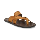 Leeport Tan Flip Flops - 10