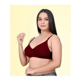 HAYA Pack of 2 Cotton Non Padded Womens Everyday Bra ( Multicolor ) Pushup D706 - None