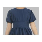 Pichkari - Navy Blue Rayon Girls Frock ( Pack of 1 ) - None