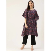 Kbz - Blue Cotton Womens Kaftan Kurti ( Pack of 1 ) - None