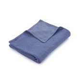 HOMETALES Melange Mild Winter Double Blanket ( 210 x 220 cm ) Pack of 1 - Blue - Blue