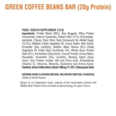 RiteBite Max Protein Bars Green Coffee Beans