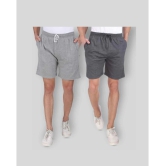 Neo Garments - Multi Cotton Mens Shorts ( Pack of 2 ) - None