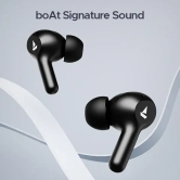 boAt Airdopes 71 | Wireless Earbuds with 40 Hours Playback, BEAST™ Mode, ENx™ Technology, Dual Mic with ENx™ Technology Active Black