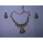 Bridal Gold Plated Pearl Necklace Set