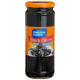 American Garden Blk Whole Olives, 450 Gm