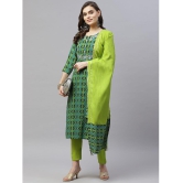 miravan - Green Straight Rayon Women's Stitched Salwar Suit ( Pack of 1 ) - None