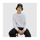 Bewakoof - White Cotton Blend Oversized Fit Men's T-Shirt ( Pack of 1 ) - None