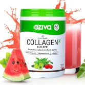 OZiva Collagen Builder for Anti-Ageing  Skin Radiance with Vitamin C Watermelon 200 g-OZiva Collagen Builder for Anti-Ageing & Skin Radiance with Vitamin C, Watermelon (200 g)