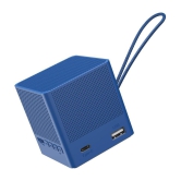 Portronics Bounce 2 5 W Bluetooth Speaker Bluetooth v5.0 with Call function Playback Time 5 hrs Blue - Blue