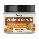 KURAIY Walnut Tan Removal Brightening & Revitalizing Face Scrub for All Skin Types 100g (Pack Of 2)