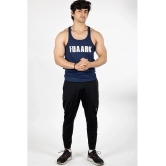 Fuaark - Navy Polyester Slim Fit Mens Tanks ( Pack of 1 ) - None