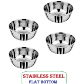 A & H ENTERPRISES - Sabzi Bowl /Katori Heavy Guage Stainless Steel Cereal Bowl 200 mL ( Set of 6 ) - Steel