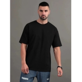 Paul Street 100% Cotton Slim Fit Printed 3/4th Sleeves Mens T-Shirt - Black ( Pack of 1 ) - None