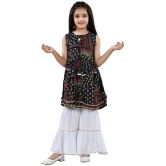 Arshia Fashions Black Rayon Girls Kurta and Sharara Set ( Pack of 1 ) - None