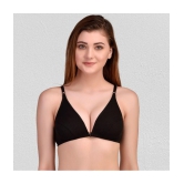 Zourt - Black Cotton Non Padded Women's Minimizer Bra ( Pack of 1 ) - None