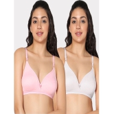 IN CARE LINGERIE - Multicolor Cotton Non Padded Women's T-Shirt Bra ( Pack of 2 ) - None