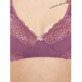 ILRASO - Purple Lace Non Padded Women's T-Shirt Bra ( Pack of 1 ) - None