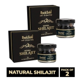 Rockgold Pure Ayurvedic Raw Shilajit/Shilajeet Resin (Semi Liquid) - 15 Gram (Pack of 2)