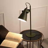 Fika Task Study Table Lamp - Modern Scandinavian Design Desk lamp, Modern Bedside Lamp, Easy Installation-Dove Grey