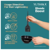 Yuthika Professional Blonder Powder for Hair 500g Multi Techniques Hair Lightning Powder, Pristine Blonde Radiance