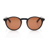 Brown Round Sunglasses for Unisex