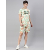 JOVEN MENS TIE-DYE SHORTS(SHORTS ONLY)-L