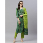 miravan - Green Straight Rayon Women's Stitched Salwar Suit ( Pack of 1 ) - None