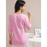 Lotus Embroidered Tunic-M