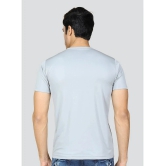 Supersquad Polyester Regular Fit Solid Half Sleeves Mens T-Shirt - Light Grey ( Pack of 1 ) - None