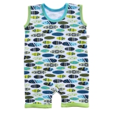 Skateboard printed baby Romper/Onesie(100% Cotton RIB)