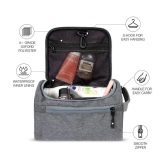 bulfyss Grey Toiletry Bag for Men - Grey