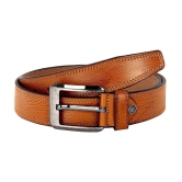 Leather World - Leather Men's Casual Belt ( Pack of 1 ) - None