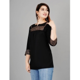 Smien - Black Rayon Womens Ethnic Tunic ( Pack of 1 ) - None