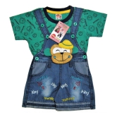 Wise Guys Dungaree Set For Baby Boys & Baby Girls - None