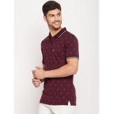 UNIBERRY - Maroon Cotton Blend Regular Fit Mens Polo T Shirt ( Pack of 2 ) - None