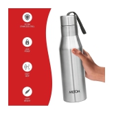 Milton Super 1000 Single Wall Stainless Steel Bottle, 1000 ml, 1 Piece, Silver | 100% Leak Proof | Office Bottle | Gym Bottle | Home | Kitchen | Hiking | Treking Bottle | Travel Bottle - Sil