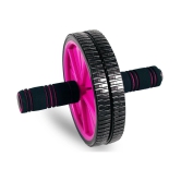 AB WheelRoller_Exercise_with KneeMat_FoamHandles_BellyFatBurner for Men&Women - Multi Color