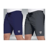 Septem Multicolor Polyester Mens Shorts ( Pack of 2 ) - None