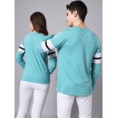 The Dry State - Blue Cotton Regular Fit Couple T-Shirt