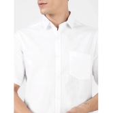 UrbanMark 100% Cotton Regular Fit Solids Half Sleeves Mens Casual Shirt - White ( Pack of 1 ) - None