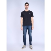 Mens 100% Cotton Black Half Sleeves Expert Tee - ET14