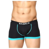 BASIICS By La Intimo - Black Cotton Mens Trunks ( Pack of 2 ) - XL