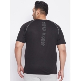 AUSTIVO - Black Polyester Regular Fit Mens Sports T-Shirt ( Pack of 1 ) - None