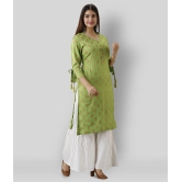 MAUKA - Green Green Straight Rayon Womens Stitched Salwar Suit ( Pack of 1 ) - XXL